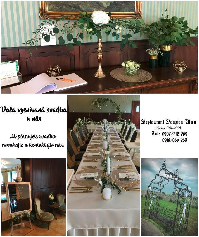 Restaurant Pansion Wien Cierny Brod Exterior photo