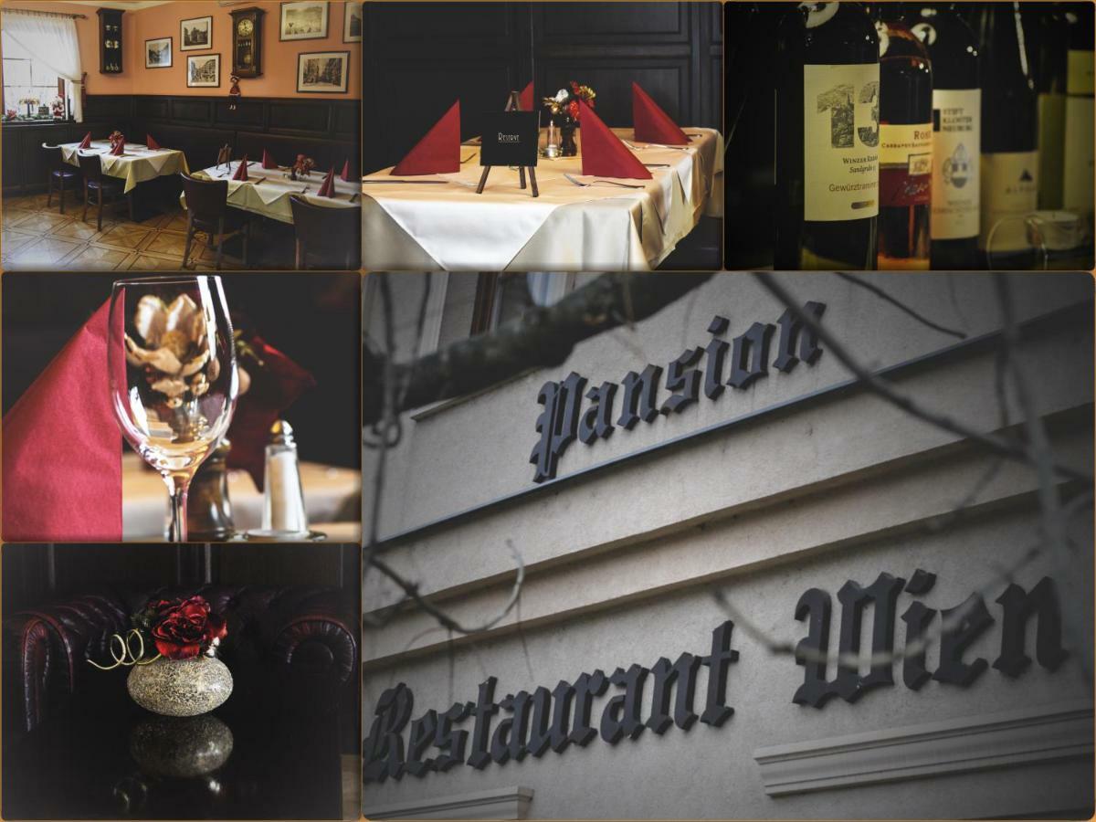 Restaurant Pansion Wien Cierny Brod Exterior photo